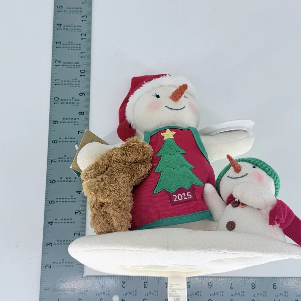 Hallmark Jingle Pals Time for Cookies 2015 Snowman Plush Animated Music‎ NWT
